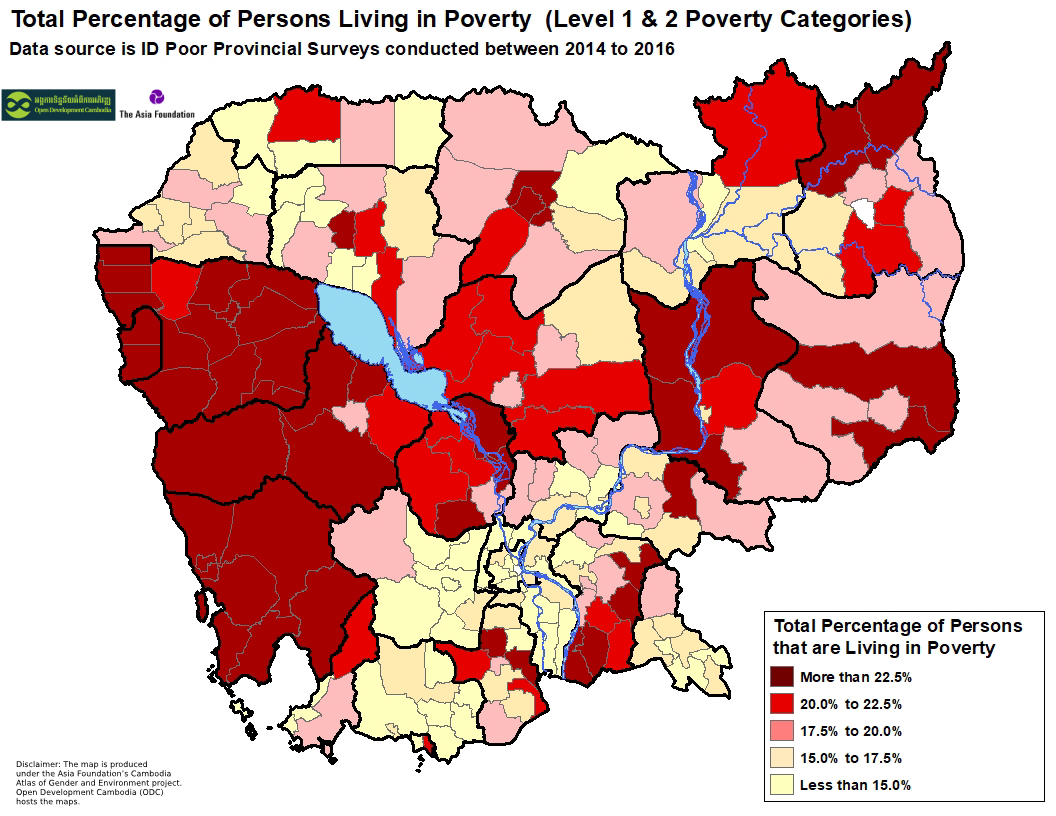 ID Poor - District Population Percentage