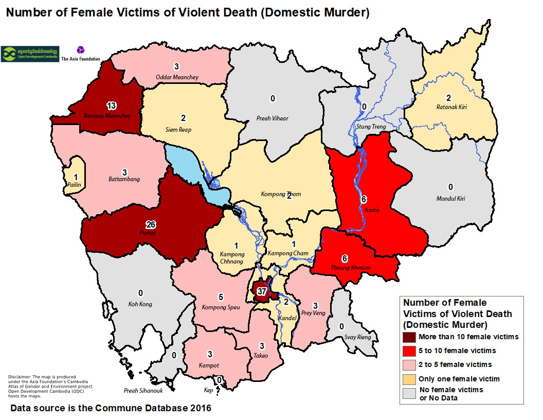 Number of Female Victims of Violent Death (Domestic)