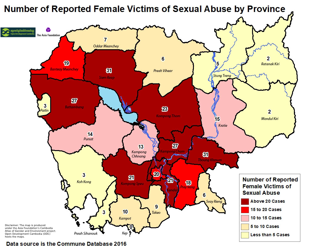 Number of Reported Female Victims of Sexual Abuse