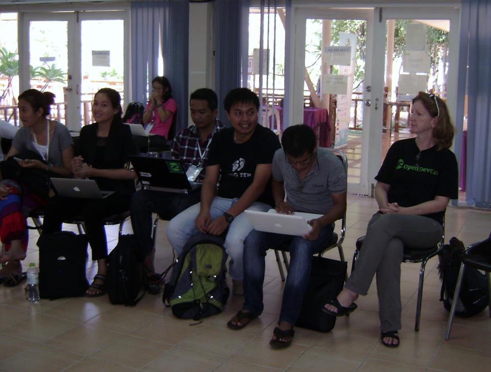 ODC's Project Manager Terry Parnell at Mekong ICT Camp_Thailand