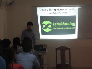 ODC Editor Vongseng presenting ODC site