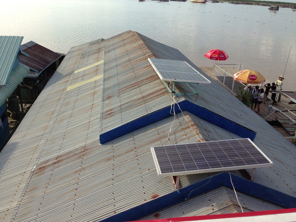 Solar panel power. Photo by Karl Baron, taken on 11 May 2013. Licensed under Creative Commons Attribution 2.0 Generic.