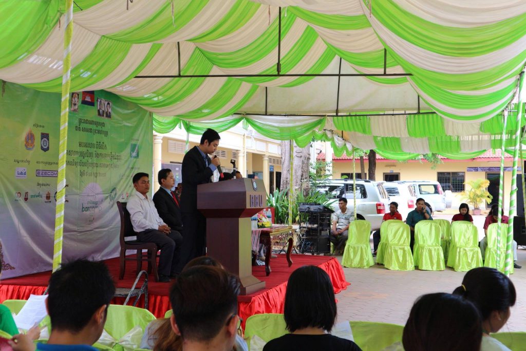 Welcome Speech at the launch of BarCamp Angkor by Chhorn Vibol, the Head of Information Technology and Communication Department of Ministry of Information.