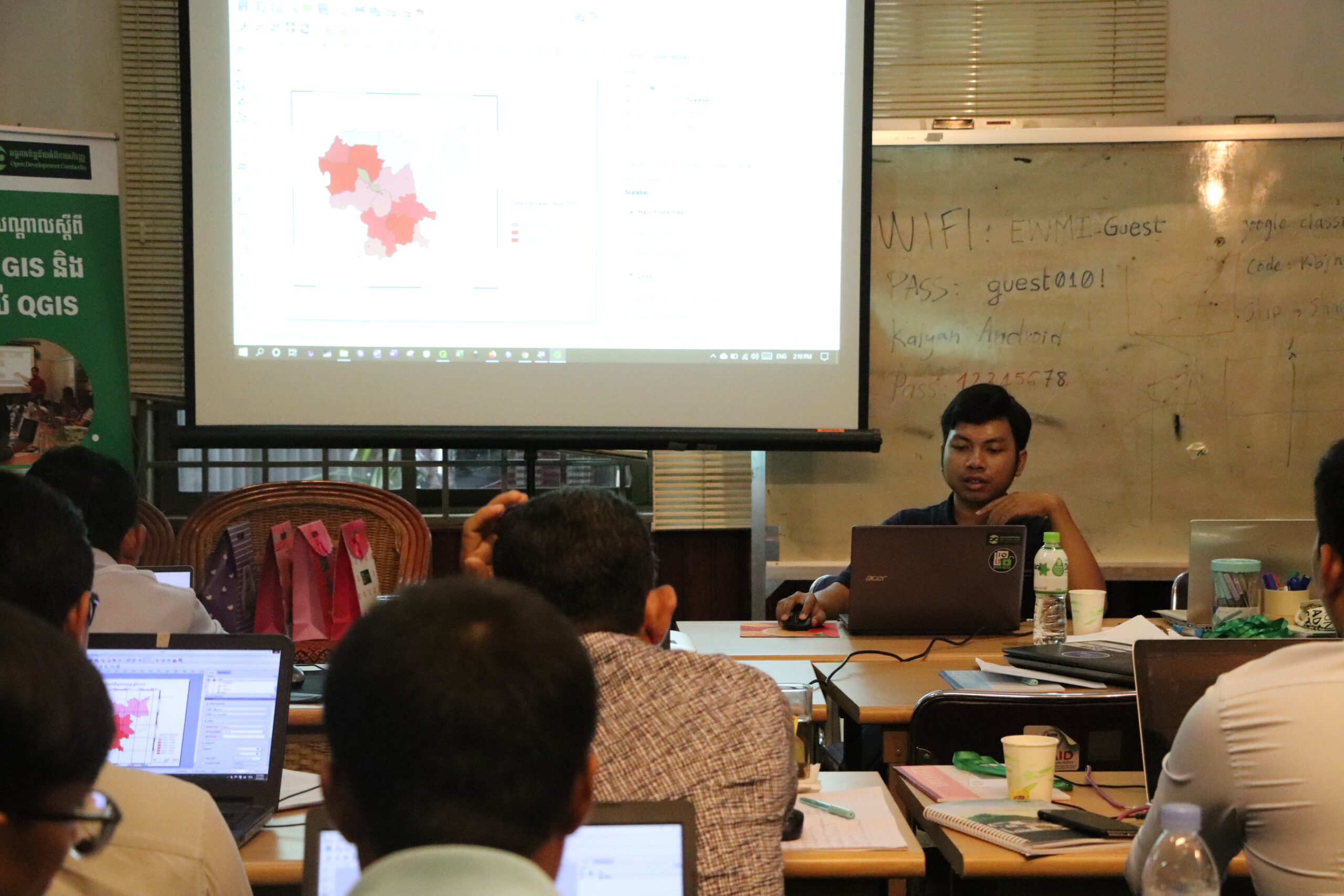 GIS training for improved natural resources management in Cambodia